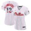 2026 All-Star Edition Stars & Stripes Women's Philadelphia Phillies Kyle Schwarber Nike White Stadium Jersey - - Front View