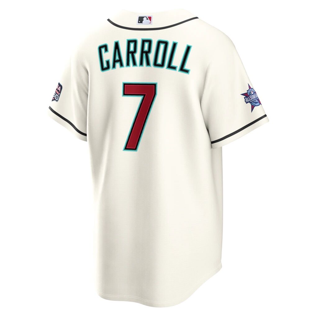 2026 All-Star Game Arizona Diamondbacks Corbin Carroll Nike Cream Replica Jersey