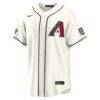 2026 All-Star Game Arizona Diamondbacks Corbin Carroll Nike Cream Replica Jersey - - Side View