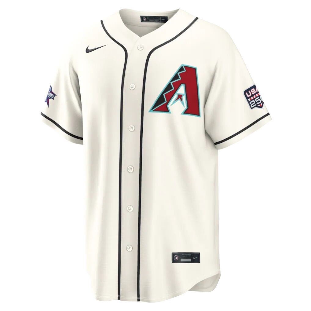 2026 All-Star Game Arizona Diamondbacks Corbin Carroll Nike Cream Replica Jersey