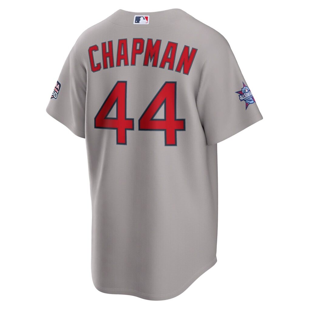 2026 All-Star Game Boston Red Sox Aroldis Chapman Nike Gray Replica Jersey