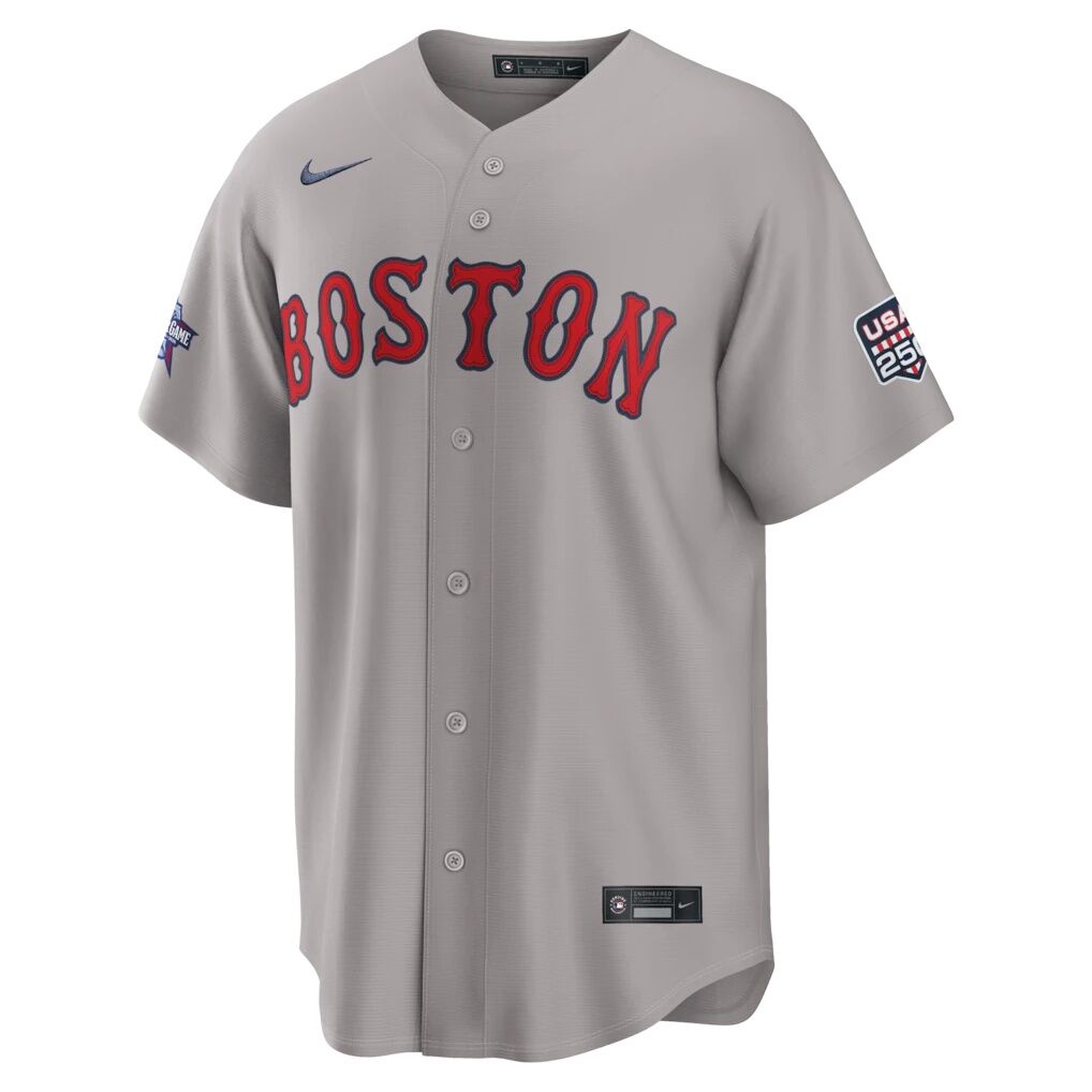 2026 All-Star Game Boston Red Sox Aroldis Chapman Nike Gray Replica Jersey