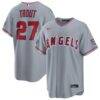 2026 All-Star Game Los Angeles Angels Mike Trout Nike Gray Replica Jersey - - Front View