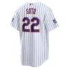 2026 All-Star Game New York Mets Juan Soto Nike White Replica Jersey - - Detail View