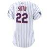 2026 All-Star Game Women's New York Mets Juan Soto Nike White Replica Jersey - - Detail View