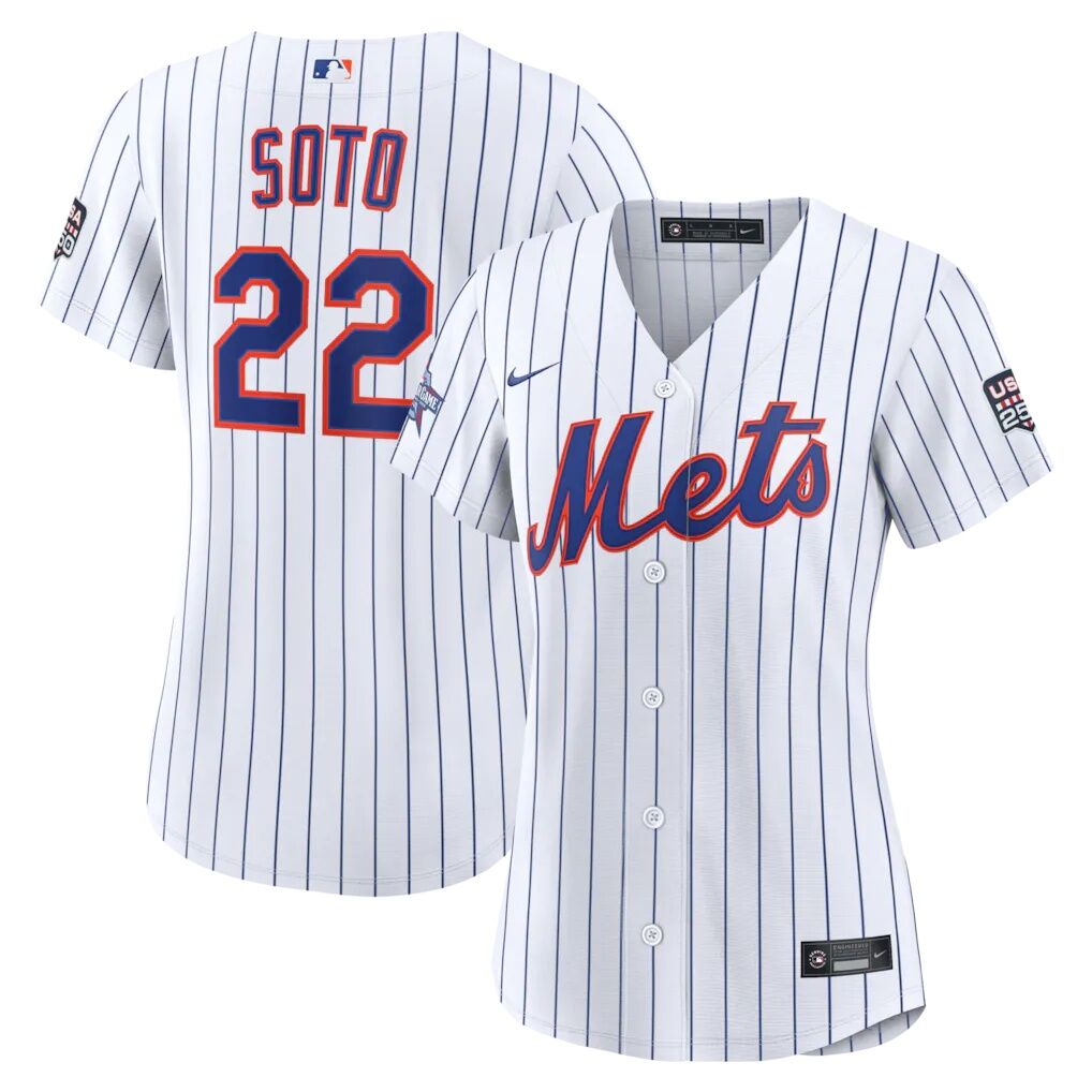 2026 All-Star Game Women's New York Mets Juan Soto Nike White Replica Jersey