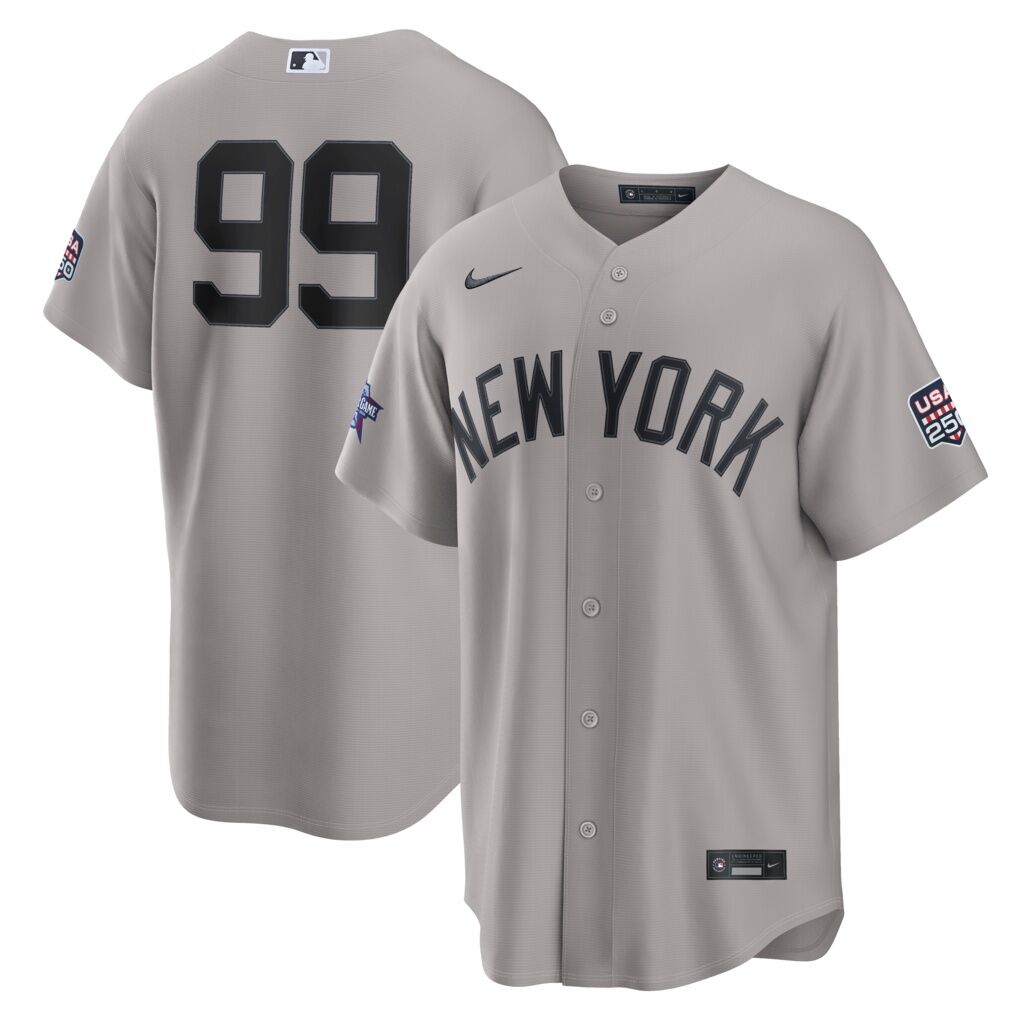 2026 All-Star Game New York Yankees Aaron Judge Nike Gray Replica Jersey