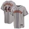 2026 All-Star Game Houston Astros Yordan Alvarez Nike Gray Replica Jersey - - Front View