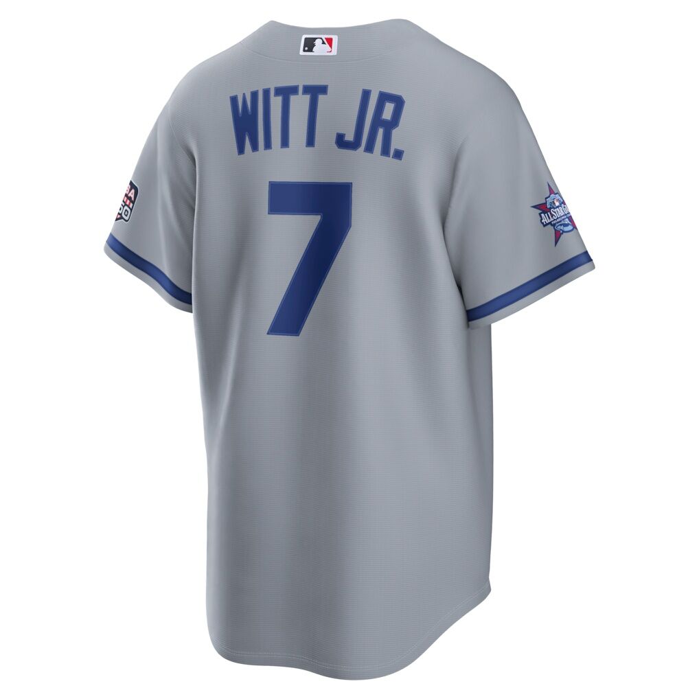 2026 All-Star Game Kansas City Royals Bobby Witt Jr. Nike Gray Replica Jersey