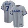 2026 All-Star Game Kansas City Royals Bobby Witt Jr. Nike Gray Replica Jersey - - Front View