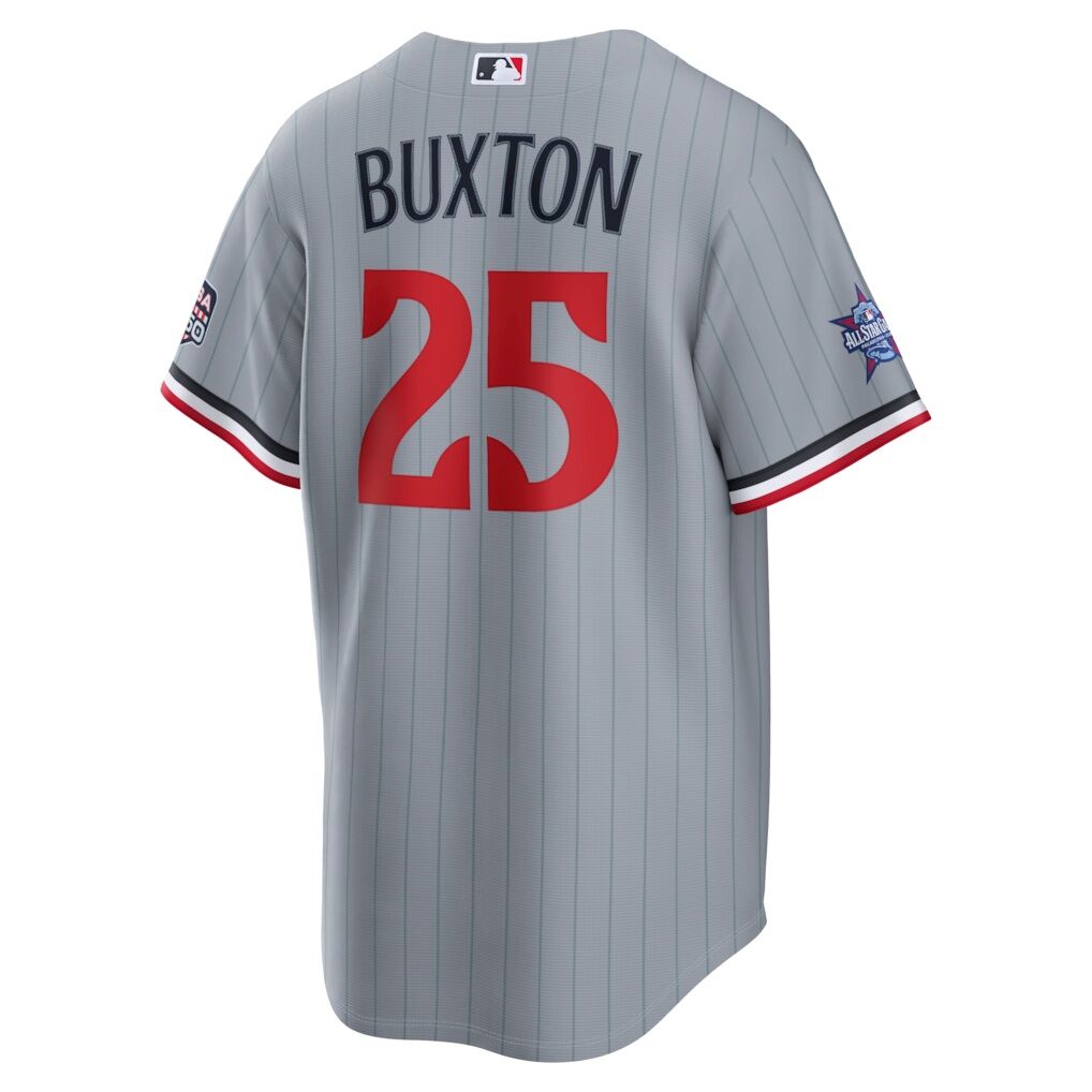 2026 All-Star Game Minnesota Twins Byron Buxton Nike Gray Replica Jersey