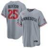 2026 All-Star Game Minnesota Twins Byron Buxton Nike Gray Replica Jersey - - Front View