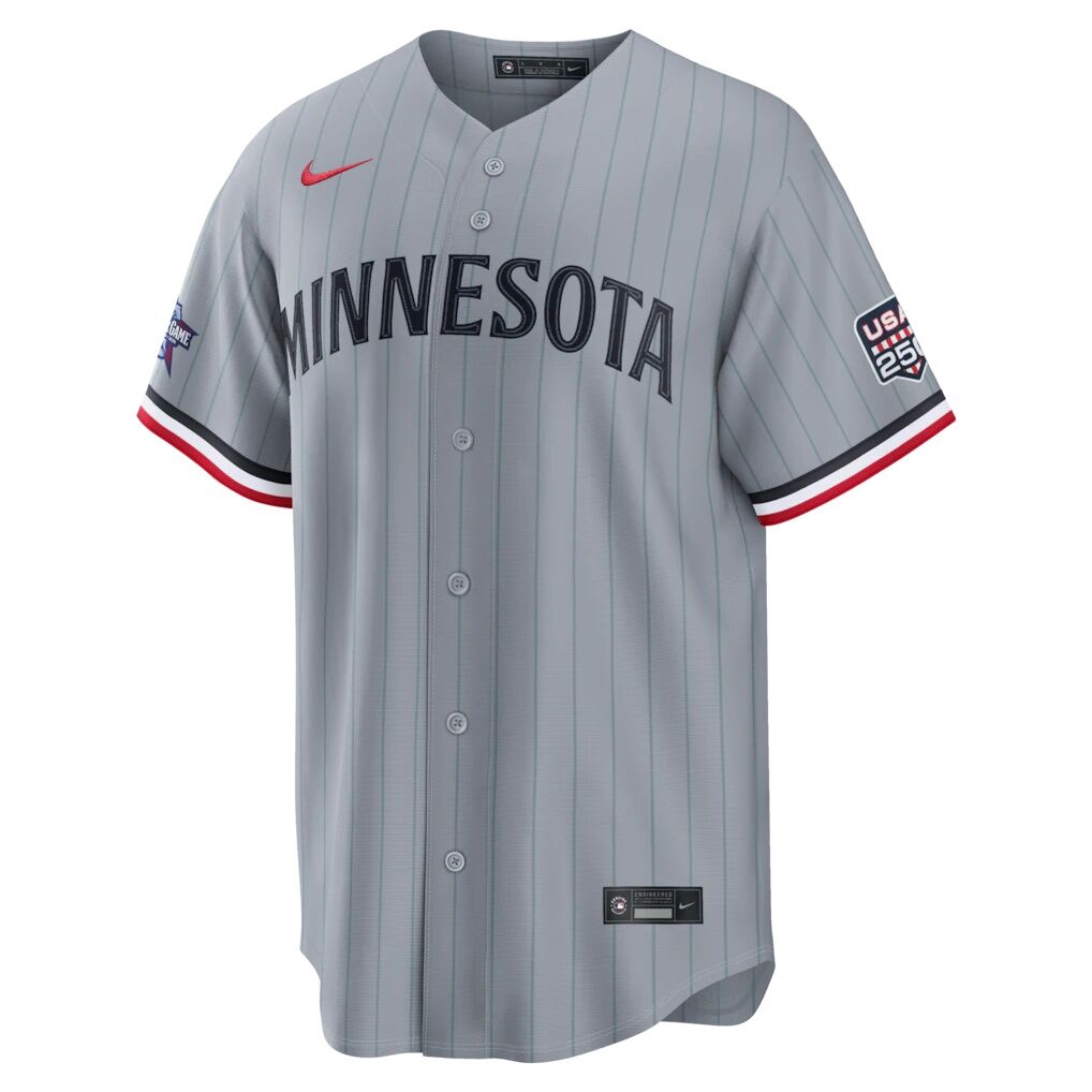 2026 All-Star Game Minnesota Twins Byron Buxton Nike Gray Replica Jersey