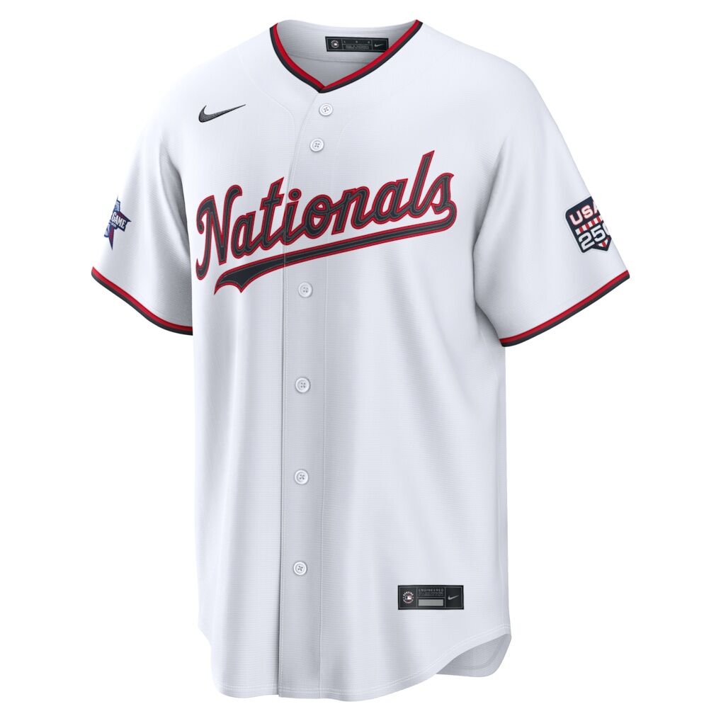 2026 All-Star Game Washington Nationals James Wood Nike White Replica Jersey