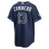 2026 All-Star Game Tampa Bay Rays Junior Caminero Nike Navy Replica Jersey - - Detail View