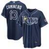 2026 All-Star Game Tampa Bay Rays Junior Caminero Nike Navy Replica Jersey - - Front View