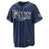 2026 All-Star Game Tampa Bay Rays Junior Caminero Nike Navy Replica Jersey - - Side View