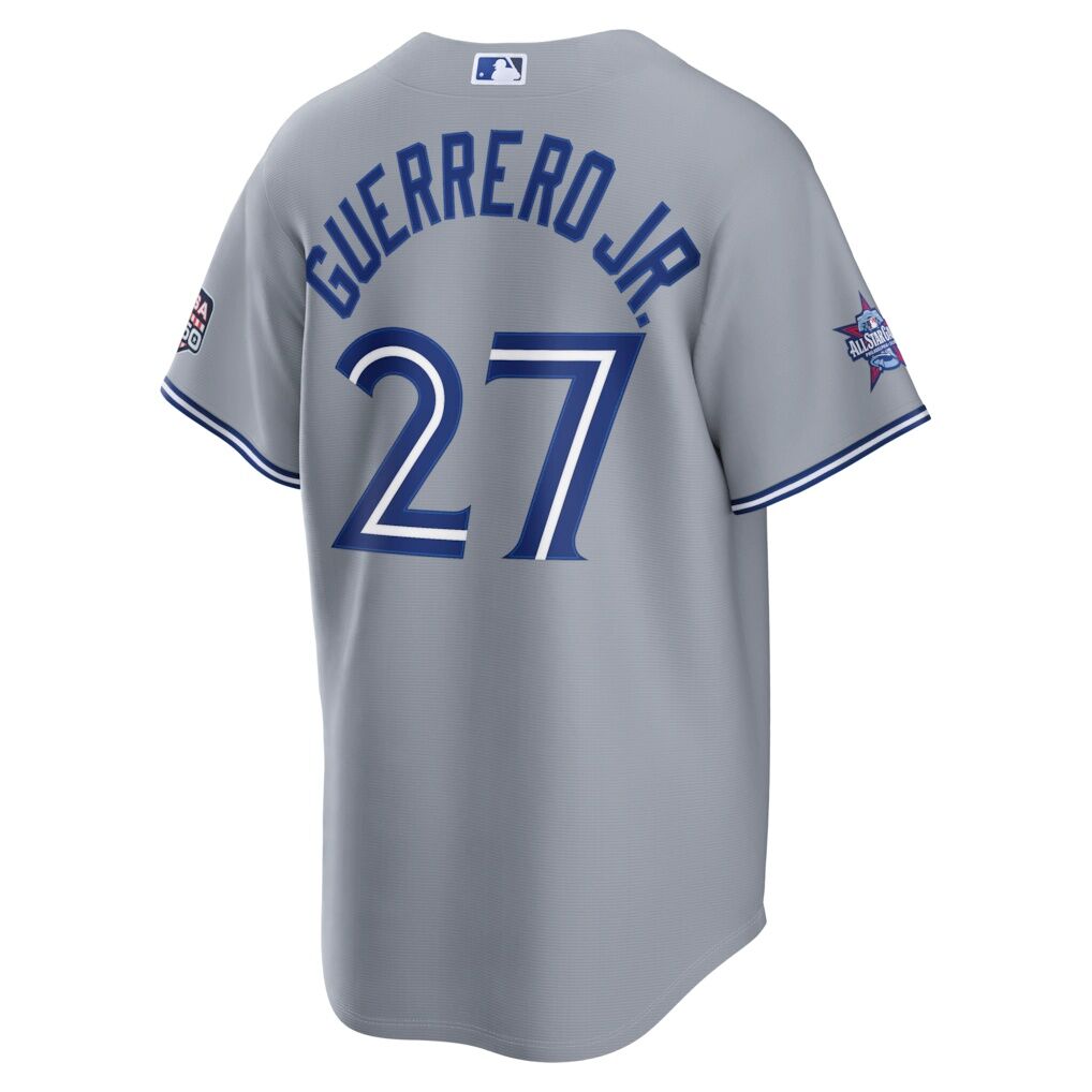 2026 All-Star Game Toronto Blue Jays Vladimir Guerrero Jr. Nike Gray Replica Jersey