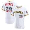 2026 All-Star Edition Stars & Stripes Pittsburgh Pirates Paul Skenes Nike White Authentic Jersey - - Front View