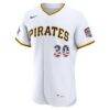 2026 All-Star Edition Stars & Stripes Pittsburgh Pirates Paul Skenes Nike White Authentic Jersey - - Side View