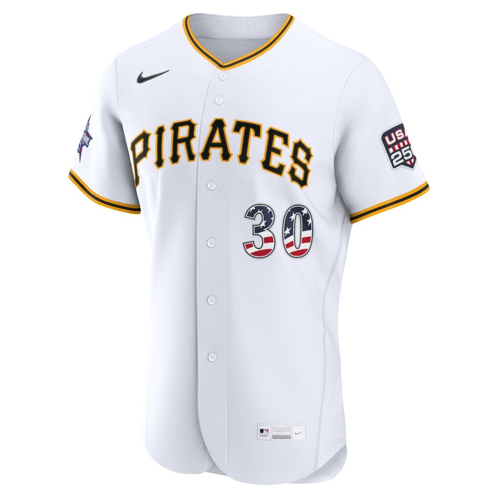 2026 All-Star Edition Stars & Stripes Pittsburgh Pirates Paul Skenes Nike White Authentic Jersey