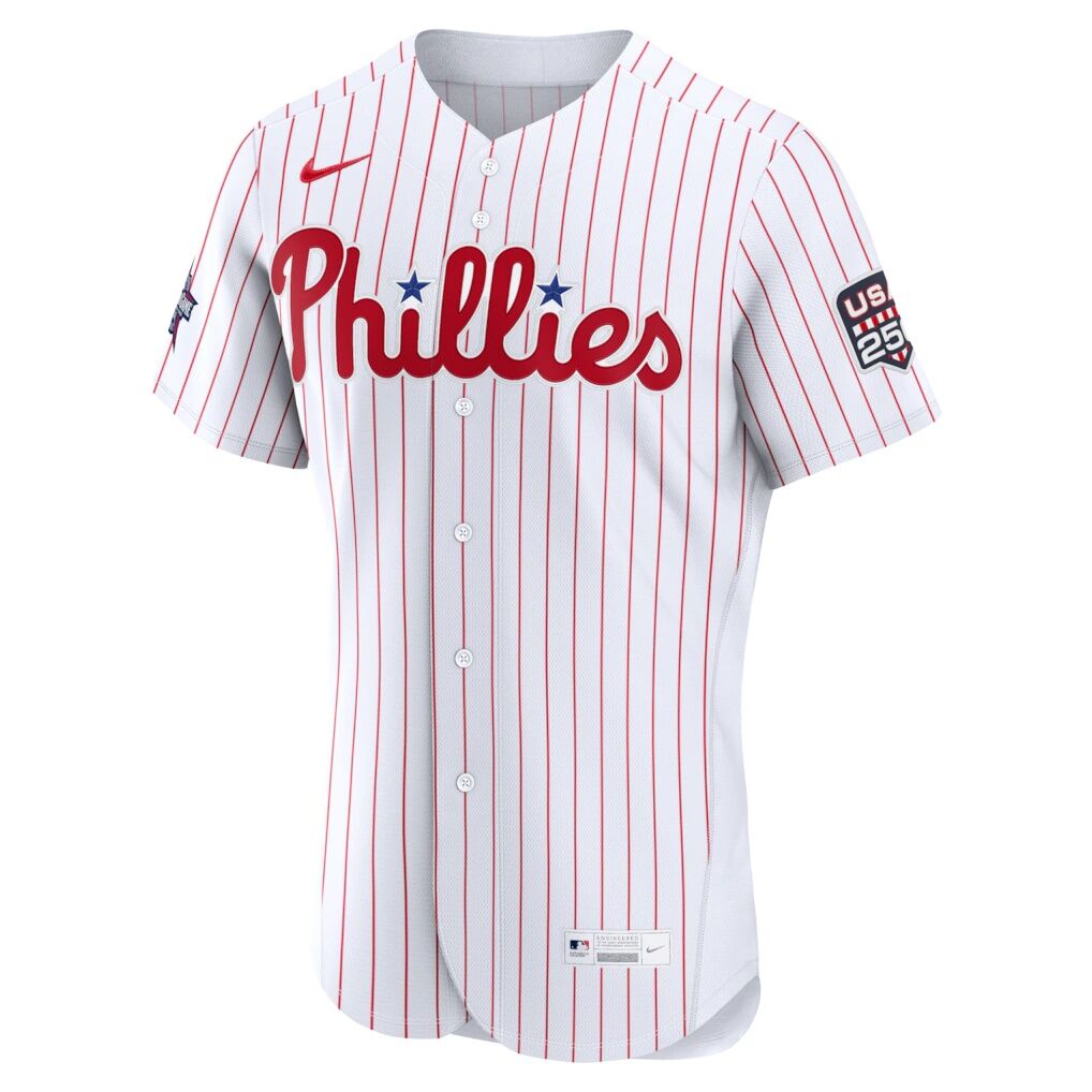 2026 All-Star Edition Stars & Stripes Philadelphia Phillies Bryce Harper Nike White Authentic Jersey