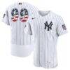2026 All-Star Edition Stars & Stripes New York Yankees Aaron Judge Nike White Authentic Jersey - - Front View