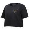 Chicago Bulls Pro Standard Women's Holiday Glam Boxy T-Shirt - Black - Side View