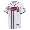 Fourth of July Atlanta Braves Drake Baldwin Nike White USA 250 Stadium Jersey - - Side View