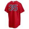 Garrett Crochet Boston Red Sox Nike Alternate Replica Jersey - Red - Detail View