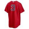 Ceddanne Rafaela Boston Red Sox Nike Alternate Replica Jersey - Red - Detail View
