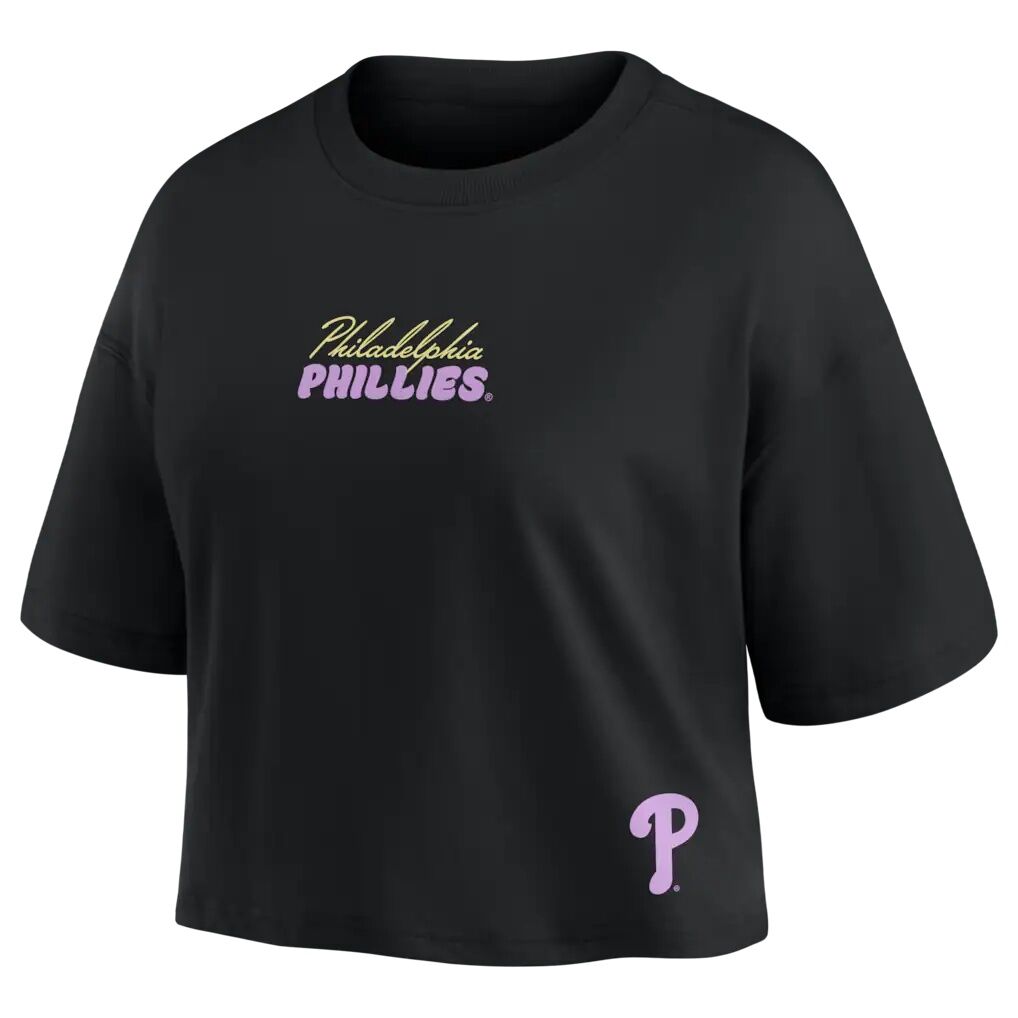 Kyle Schwarber Philadelphia Phillies Fashion7 Women's Name & Number Cropped Top