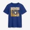 Milwaukee Brewers Nike Cooperstown Logo T-Shirt - - Front View