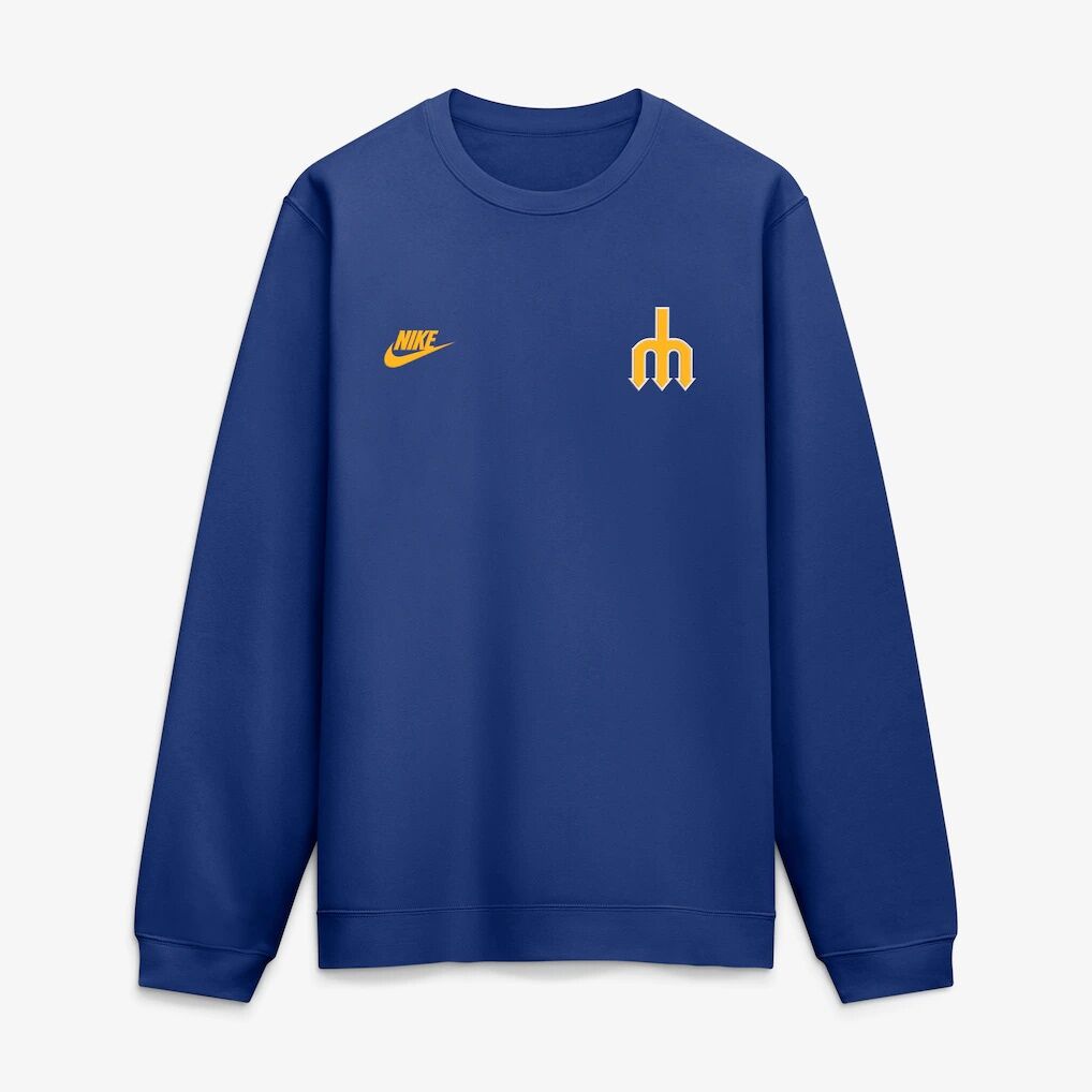 Seattle Mariners Nike Cooperstown Diamond Sweatshirt - Royal