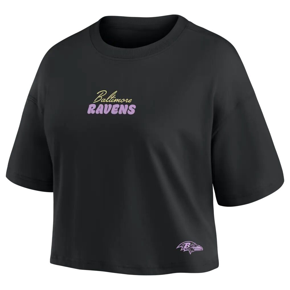 Lamar Jackson Baltimore Ravens Fashion7 Women's Fashion Cropped T-Shirt