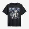 Shohei Ohtani Los Angeles Dodgers Nike Enlarged Player Graphic Max90 Heavyweight T-Shirt - Black - Front View