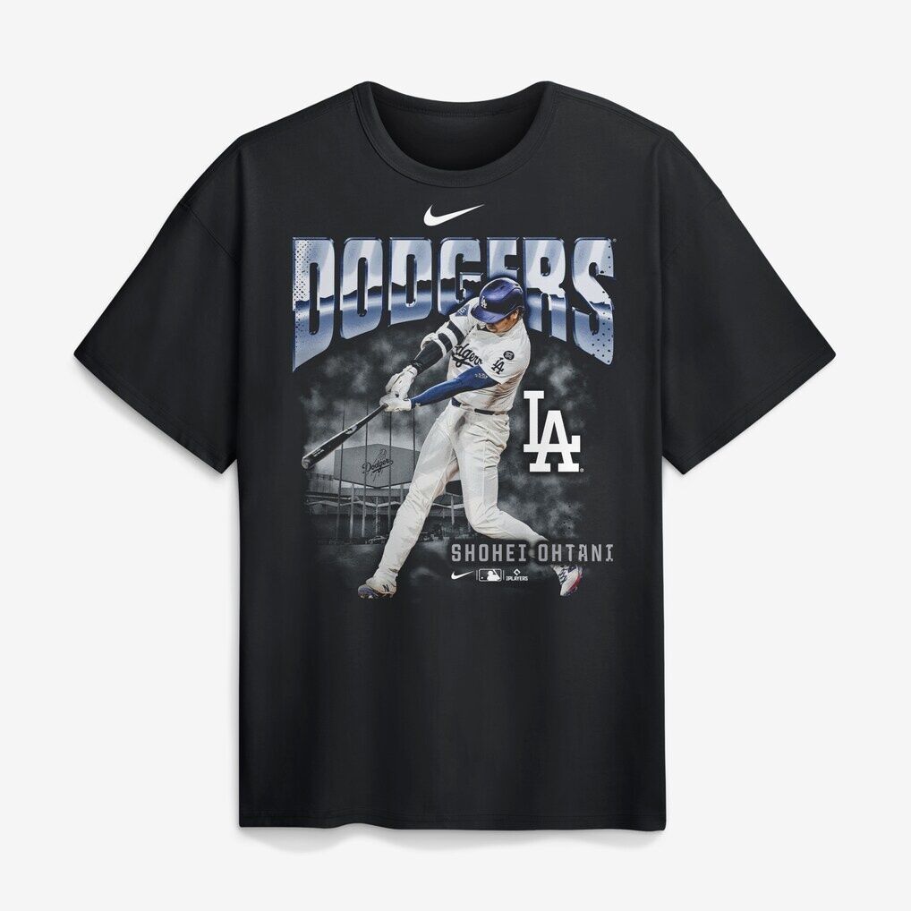 Shohei Ohtani Los Angeles Dodgers Nike Enlarged Player Graphic Max90 Heavyweight T-Shirt