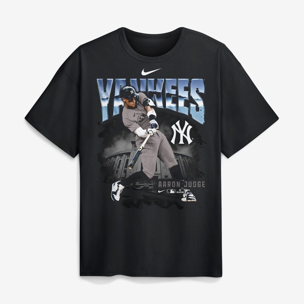 Aaron Judge New York Yankees Nike Enlarged Player Graphic Max90 Heavyweight T-Shirt