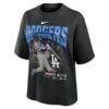 Mookie Betts Los Angeles Dodgers Nike Women's Premium Essentials Boxy T-Shirt - Black - Alt1