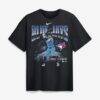 Ernie Clement Toronto Blue Jays Nike Enlarged Player Graphic Max90 Heavyweight T-Shirt - Black - Front View