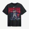 Bryce Harper Philadelphia Phillies Nike Enlarged Player Graphic Max90 Heavyweight T-Shirt - Black - Front View