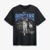 Yoshinobu Yamamoto Los Angeles Dodgers Nike Enlarged Player Graphic Max90 Heavyweight T-Shirt - Black - Front View