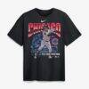 Pete Crow-Armstrong Chicago Cubs Nike Enlarged Player Graphic Max90 Heavyweight T-Shirt - Black - Front View