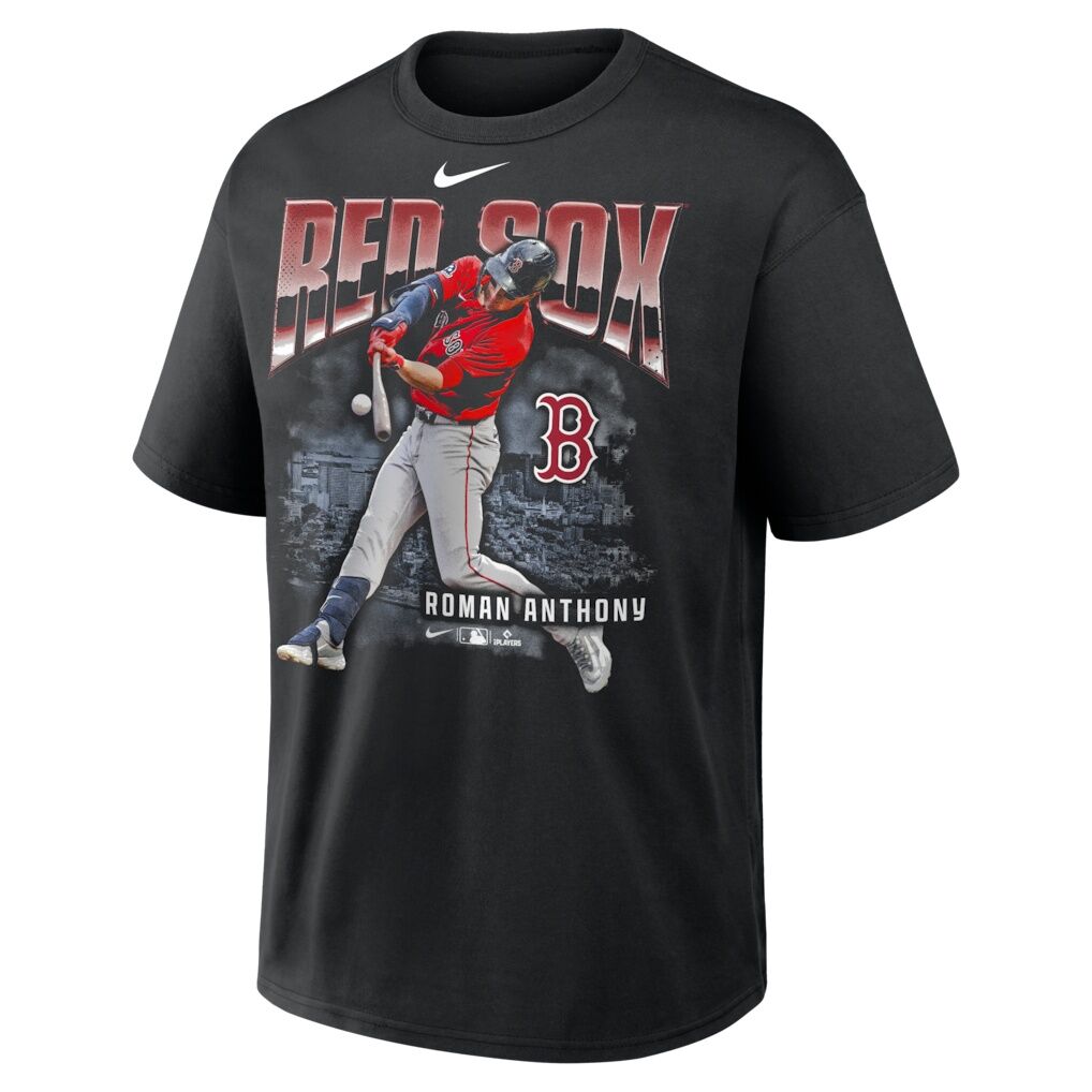 Roman Anthony Boston Red Sox Nike Enlarged Player Graphic Max90 Heavyweight T-Shirt