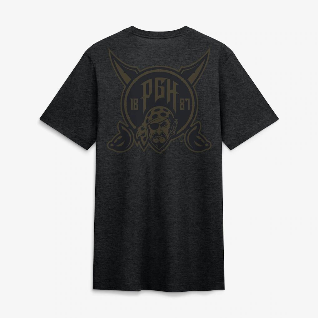 Pittsburgh Pirates Nike City Connect Legacy Tri-Blend T-Shirt - Heather Black