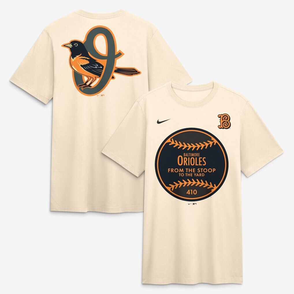Baltimore Orioles Nike City Connect Legacy Tri-Blend T-Shirt - Tan
