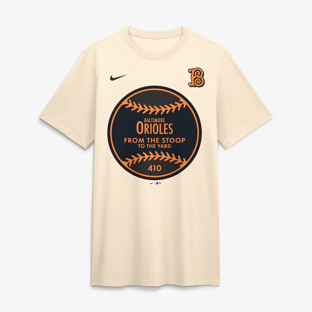 Baltimore Orioles Nike City Connect Legacy Tri-Blend T-Shirt - Tan