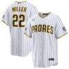 2026 All-Star Game San Diego Padres Mason Miller Nike White Replica Jersey - - Front View