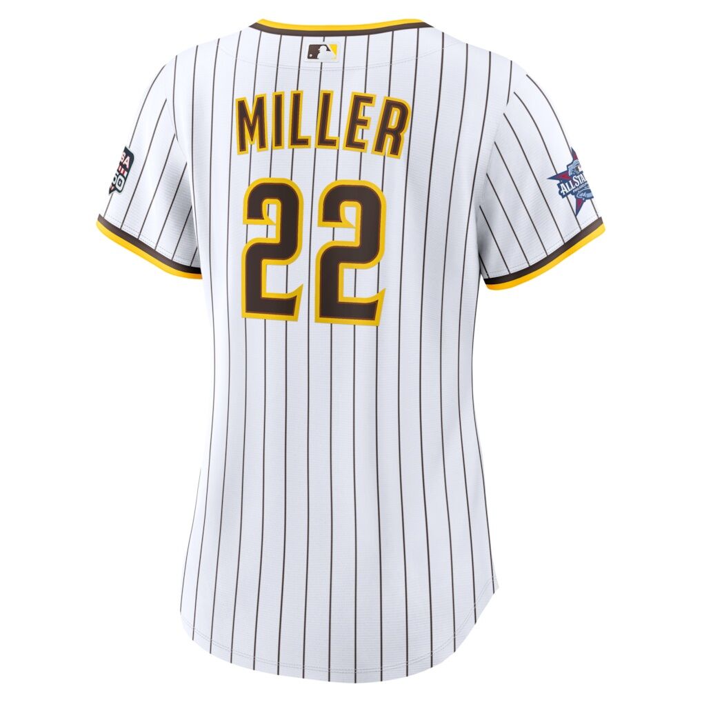 2026 All-Star Game Women's San Diego Padres Mason Miller Nike White Replica Jersey