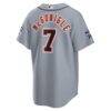 2026 All-Star Game Detroit Tigers Kevin McGonigle Nike Gray Replica Jersey - - Detail View
